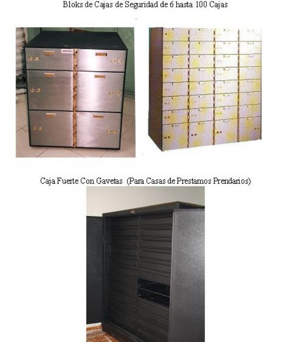 GAVETAS DE SEGURIDAD